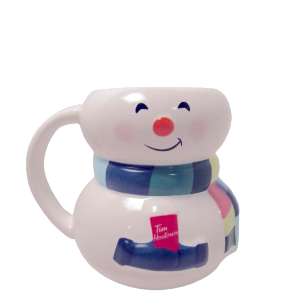 NEW Tim Hortons Christmas Snowman Scarf Cookie Coffee Mug ⛄️